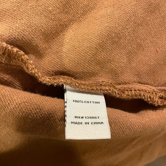 Princess Polly Neve Top Brown Over Shirt Button Down Top - Picture 13 of 13